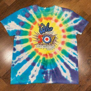 The Who 2015 Tour Tie Dye Tee